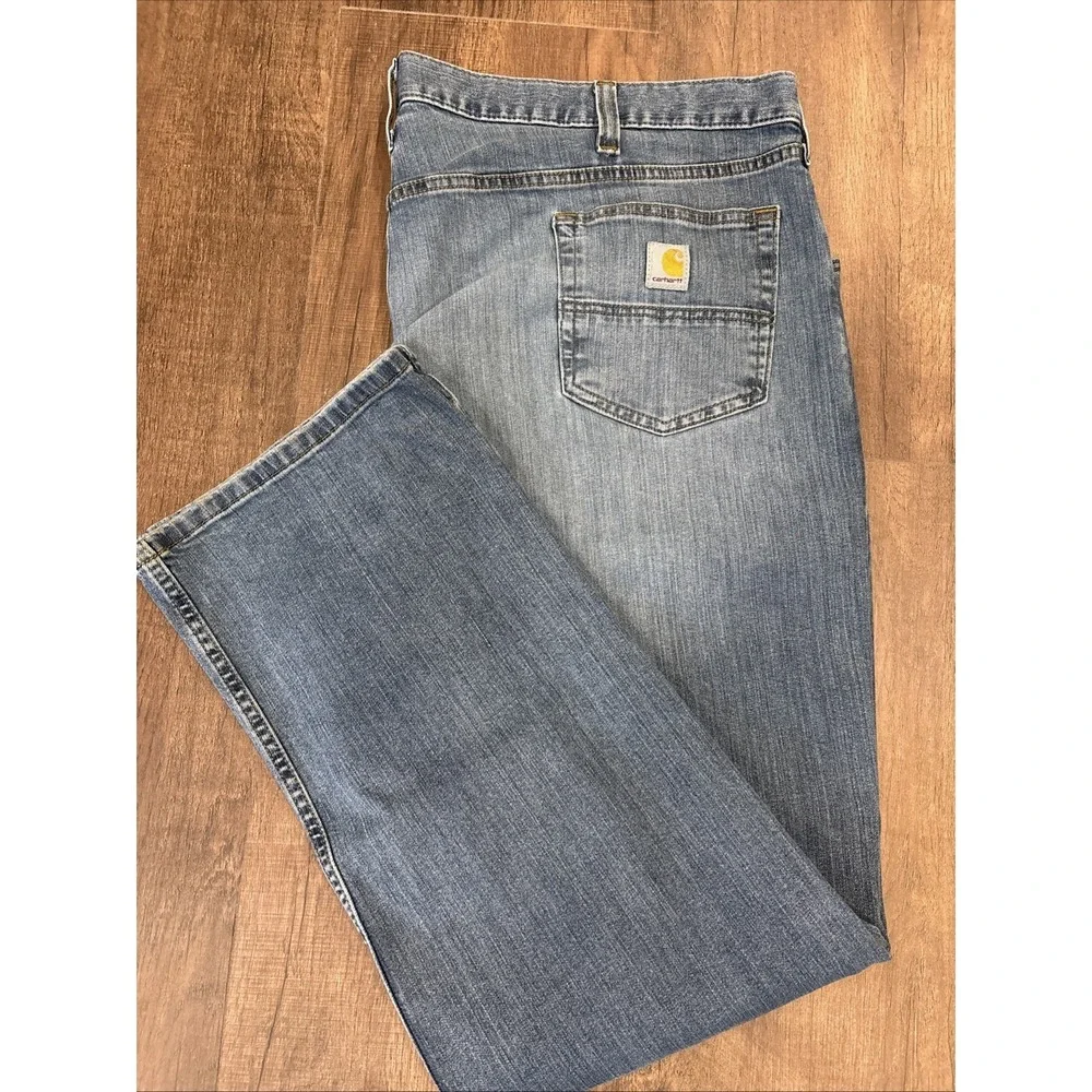 Carhartt Rugged Flex Relaxed Fit Jeans Men's‎ 46x30 Shrunk Denim Pants BD2804-M
